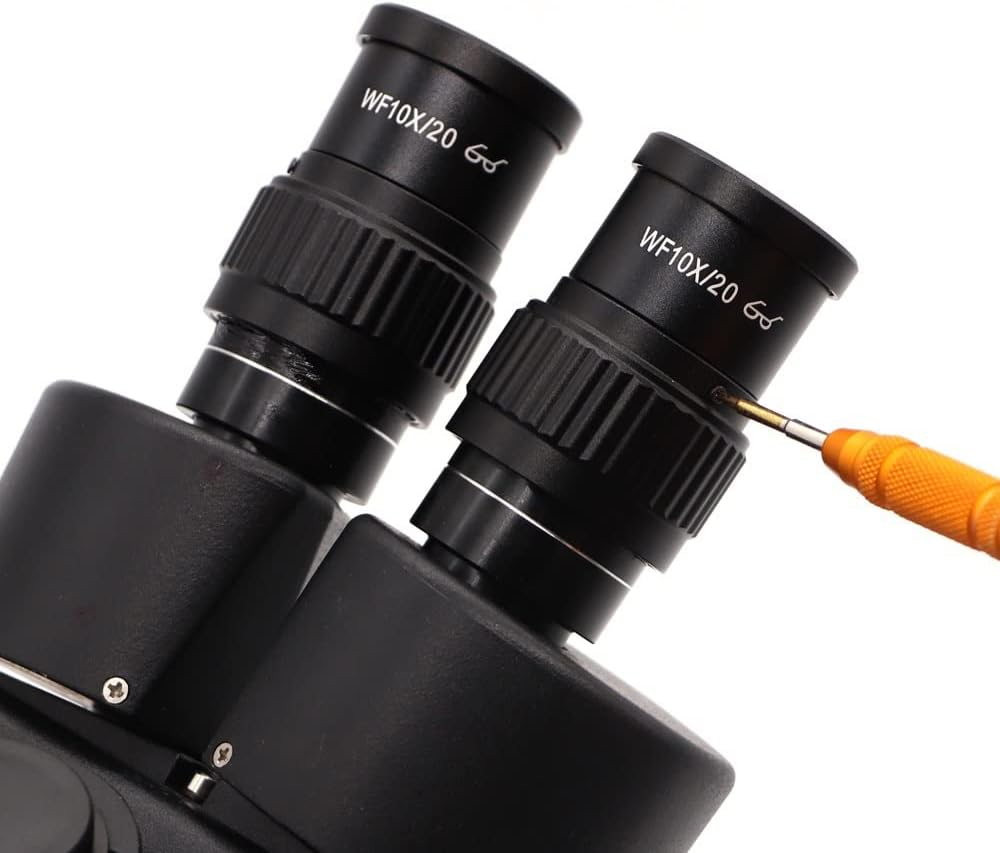 Widefield Scale WF10X WF20X – Oculares de microscopio estéreo para binocular trinocular microscopio oculares monocular (color  1PC WF20X)