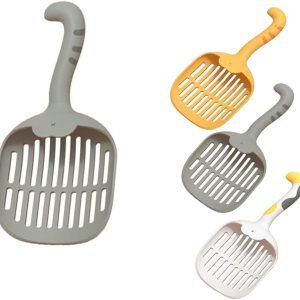 Nopikku Pala de arena para gatos con diseño único en forma de cola de gato, herramienta eficiente de limpieza de residuos de mascotas para una fácil Nopikku Pala de arena para gatos con diseño único en forma de cola de gato, herramienta eficiente de limpieza de residuos de mascotas para una fácil