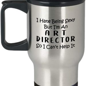Gifts for Art Director Travel Mug Insulated Coffee Tumbler – Artist Dept Creative Department Team Design Advertising Office Funny Cute Gag Gifts for Art Director Travel Mug Insulated Coffee Tumbler – Artist Dept Creative Department Team Design Advertising Office Funny Cute Gag