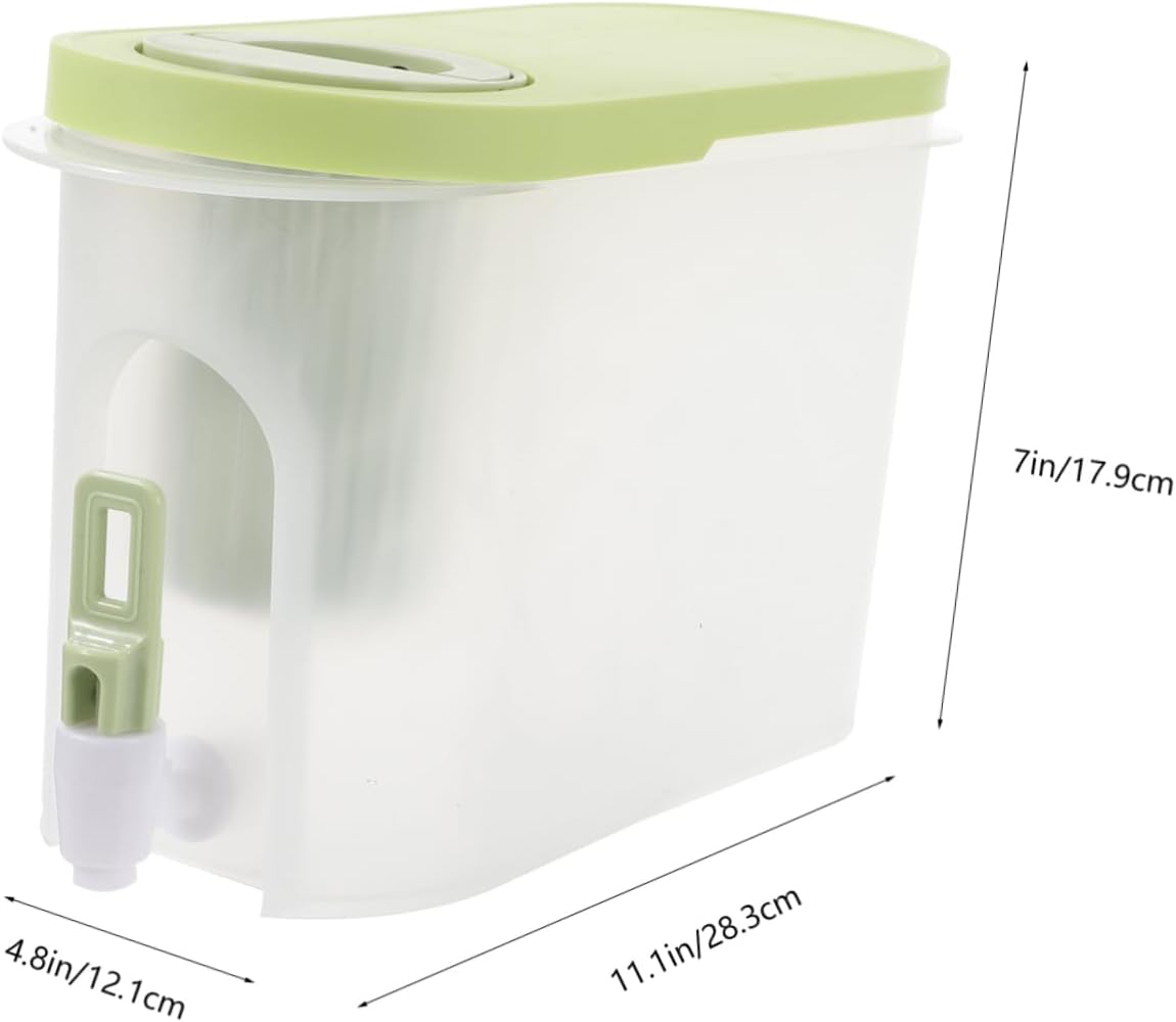 NOLITOY Botella de agua fría, dispensador de limonada, dispensador de agua para fiesta, botella de bebida, dispensador de bebidas frías, dispensador