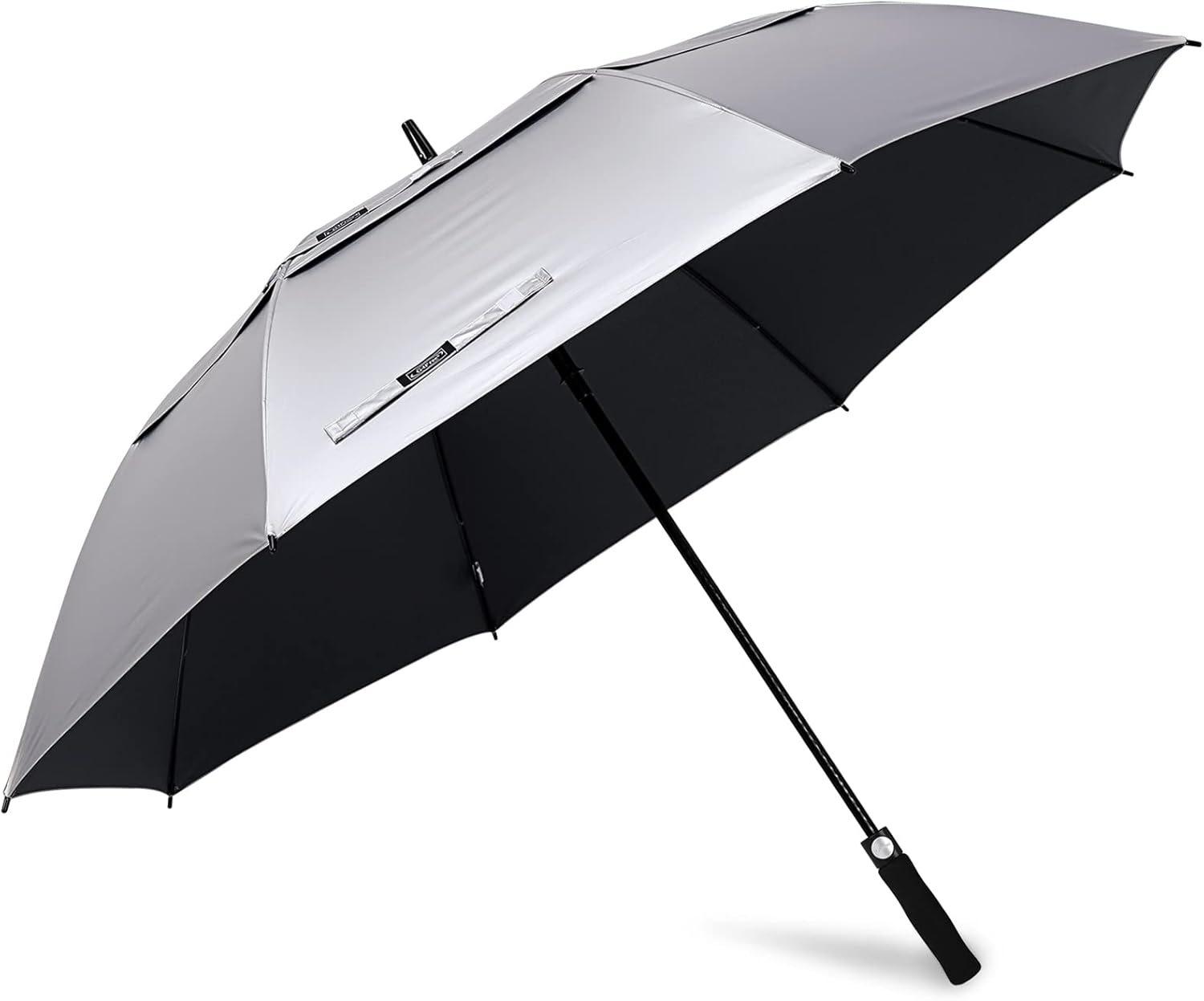G4Free Paraguas de golf con protección UV de 47546268 pulgadas, con apertura automática, doble toldo con ventilación de gran tamaño, extra grande,