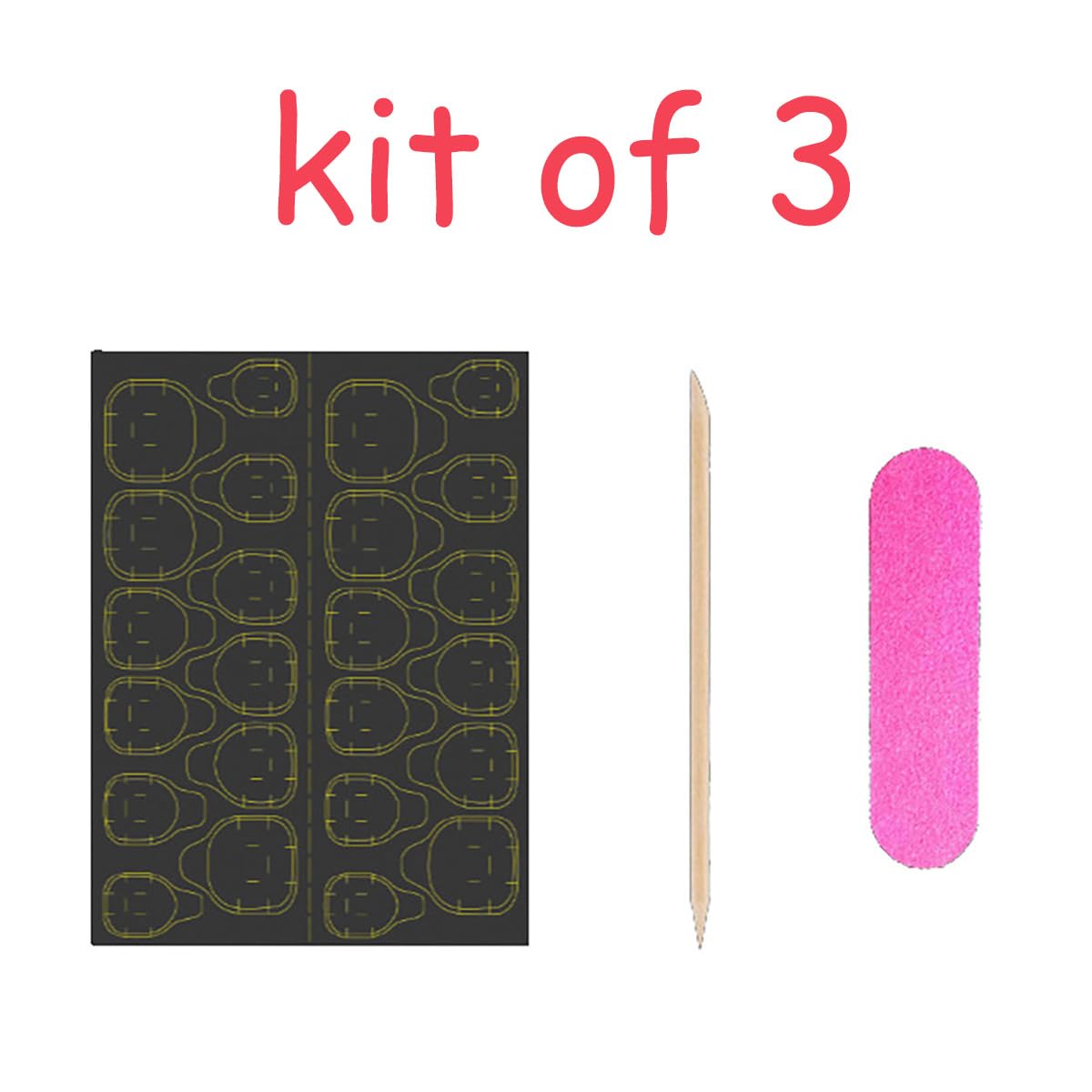 24 uñas postizas a presión con punta francesa, uñas postizas largas color rosa nude, con diseño de mariposa con diamantes de imitación, uñas