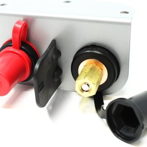 Cargador de batería remota y terminales de puente con soporte de montaje, fabricados en los Estados Unidos Cargador de batería remota y terminales de puente con soporte de montaje, fabricados en los Estados Unidos