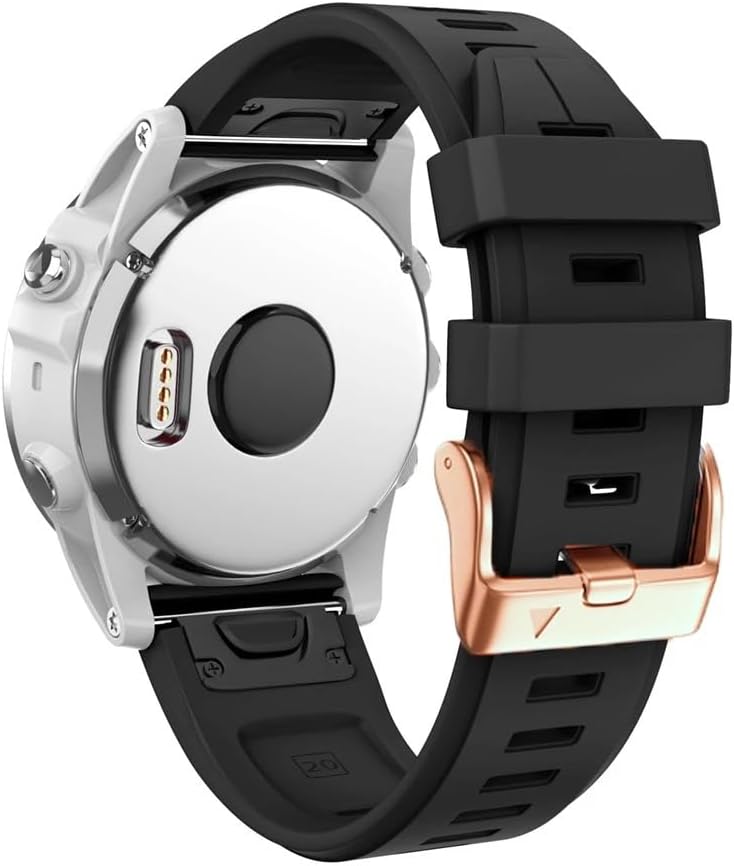 Correa de reloj de silicona de ajuste rápido de 0.78 pulgadas compatible con Garmin Fenix 7sFenix 6sFenix 6s ProFenix 5sFenix 5s Plus, correa