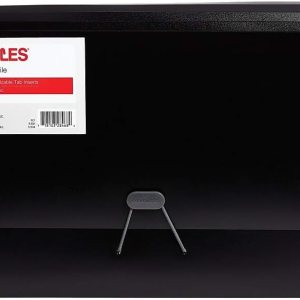 Staples 896554 – Archivo expandible de polietileno, tamaño carta, 7 bolsillos, color negro (51834) Staples 896554 – Archivo expandible de polietileno, tamaño carta, 7 bolsillos, color negro (51834)