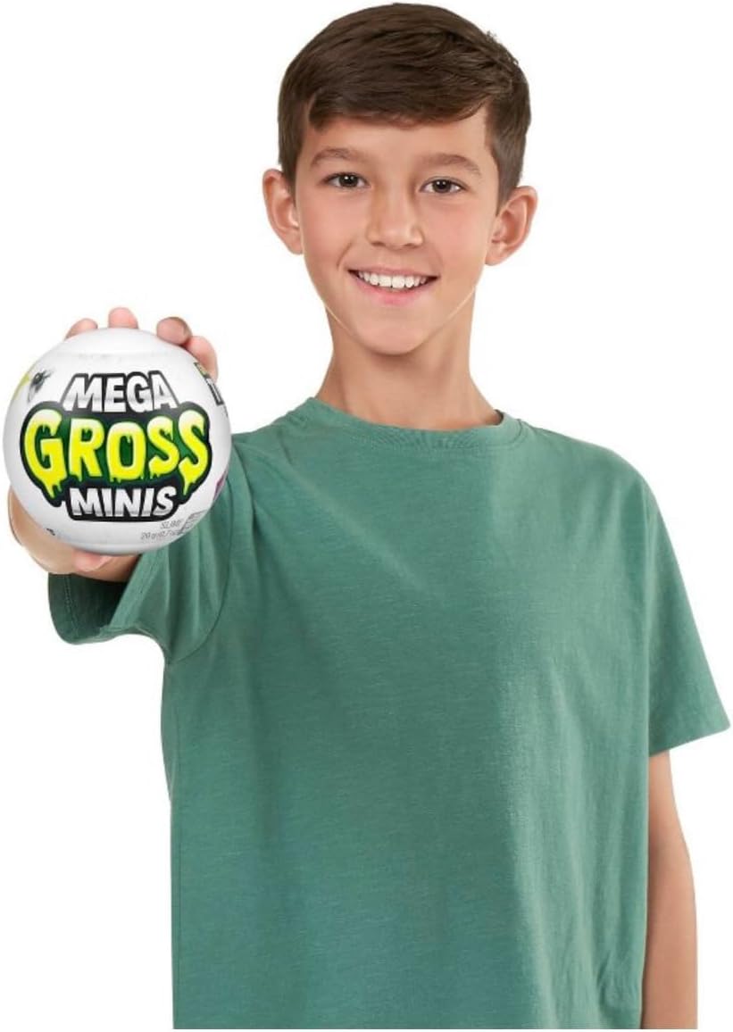 ZURU Plus Two 5 Surprise Mega Gross Minis – Estuche de coleccionista de cápsulas de limo Mega Gross Minis, paquete de cápsulas de slime. Juguetes