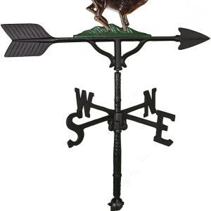 Montague Productos de Metal Veleta con el color buck de 32pulgadas Ornamento Montague Productos de Metal Veleta con el color buck de 32pulgadas Ornamento