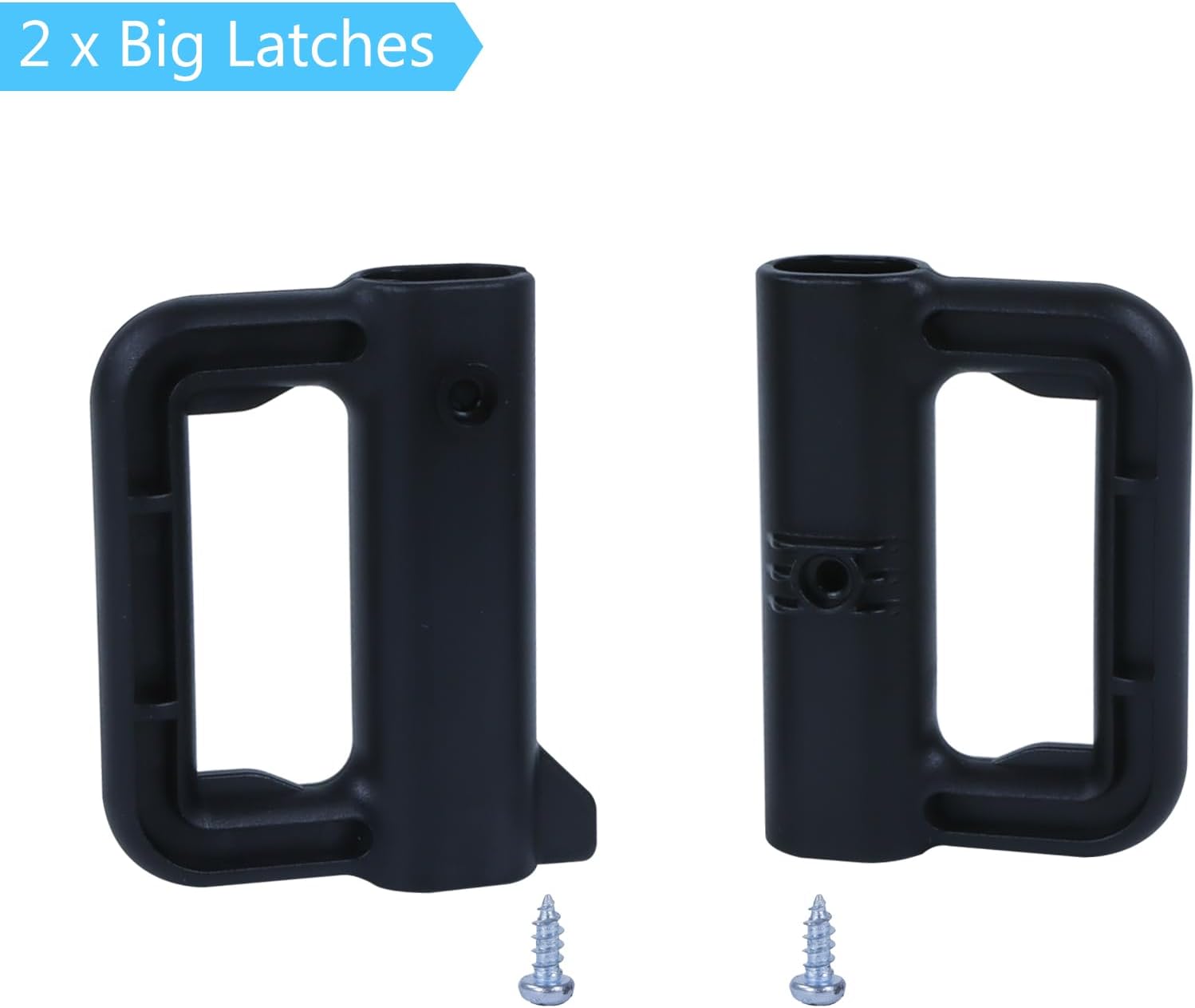 KISKIZ Kit de piezas de repuesto retráctiles para puerta de bebé (negro) Juego completo de puertas retráctiles para bebés Juego completo de