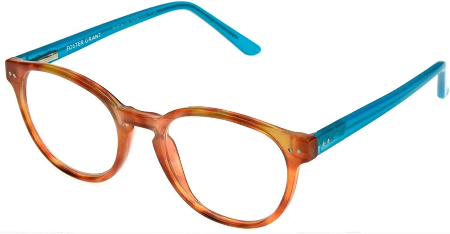 Foster Grant Magnivision Tortoise Bryn – Gafas de lectura para mujer con estuche+1.25