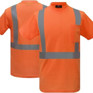 Camisa de seguridad ANSI Clase 2 Camiseta reflectante de alta visibilidad unisex Camisa de seguridad ANSI Clase 2 Camiseta reflectante de alta visibilidad unisex