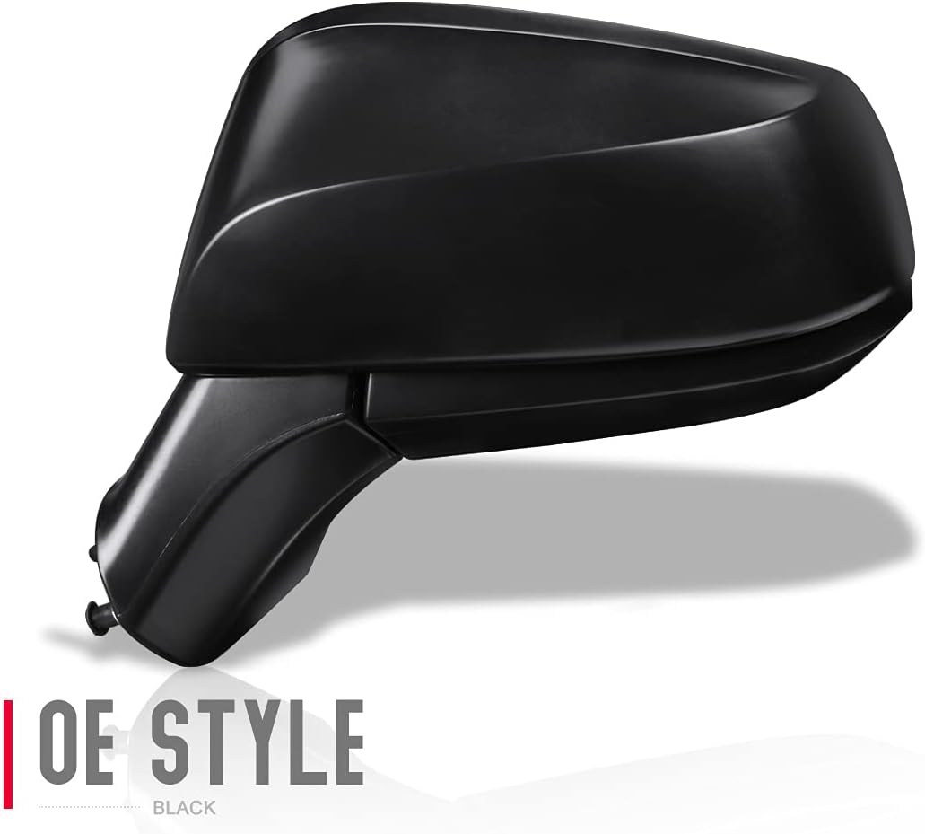 DNA Motoring OEM-MR-TO1320383 – Espejo lateral plegable para conductor izquierdo con ajuste sin calefacción, compatible con Rav4 2019-2022