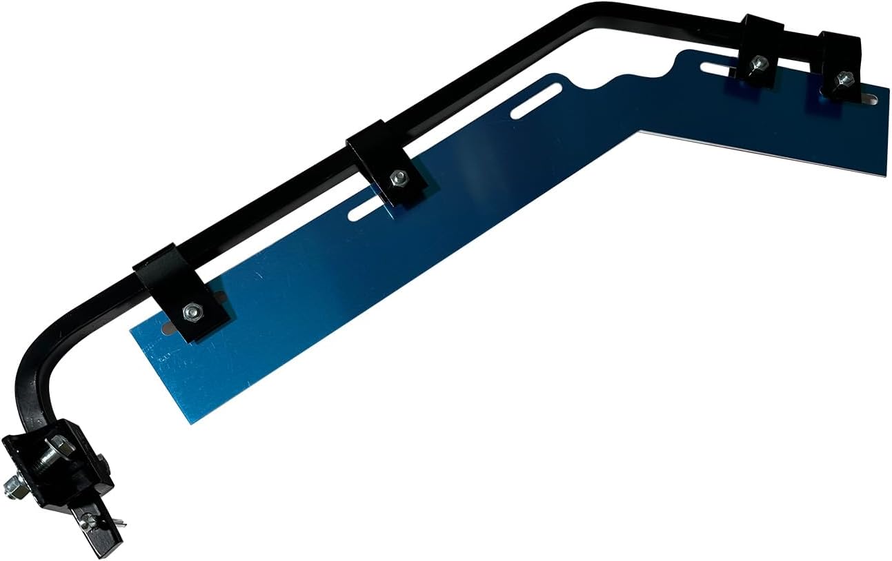Par de barras angulares para barra de barro, soporte en ángulo de 28 pulgadas con kit de montaje para remolque resistente, brazo cuadrado de acero