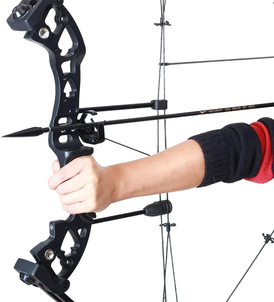 SOPOGER Juego de flechas de carbono de 30 pulgadas y 6 unidades de flechas de carbono para caza con arco compuesto y arco recurvo 500 flechas de