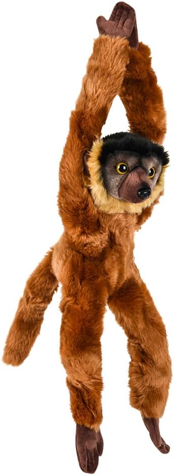 Forest & Twelfth Juguetes de animales colgantes de lémur con cuello para niños, juguetes de peluche para niños, animales de peluche para niños,