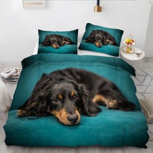 Funda de edredón verde oscuro con estampado de animales, funda de edredón de microfibra suave y 2 fundas de almohada de 20 x 36 pulgadas, juego de Funda de edredón verde oscuro con estampado de animales, funda de edredón de microfibra suave y 2 fundas de almohada de 20 x 36 pulgadas, juego de