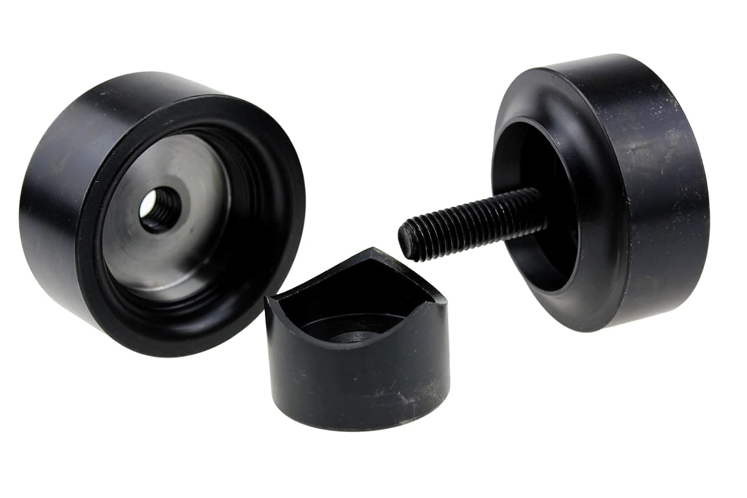 Globauto Troqueles de placa de hoyuelos para herramientas perforadoras y destellos de 1-12″ en negro