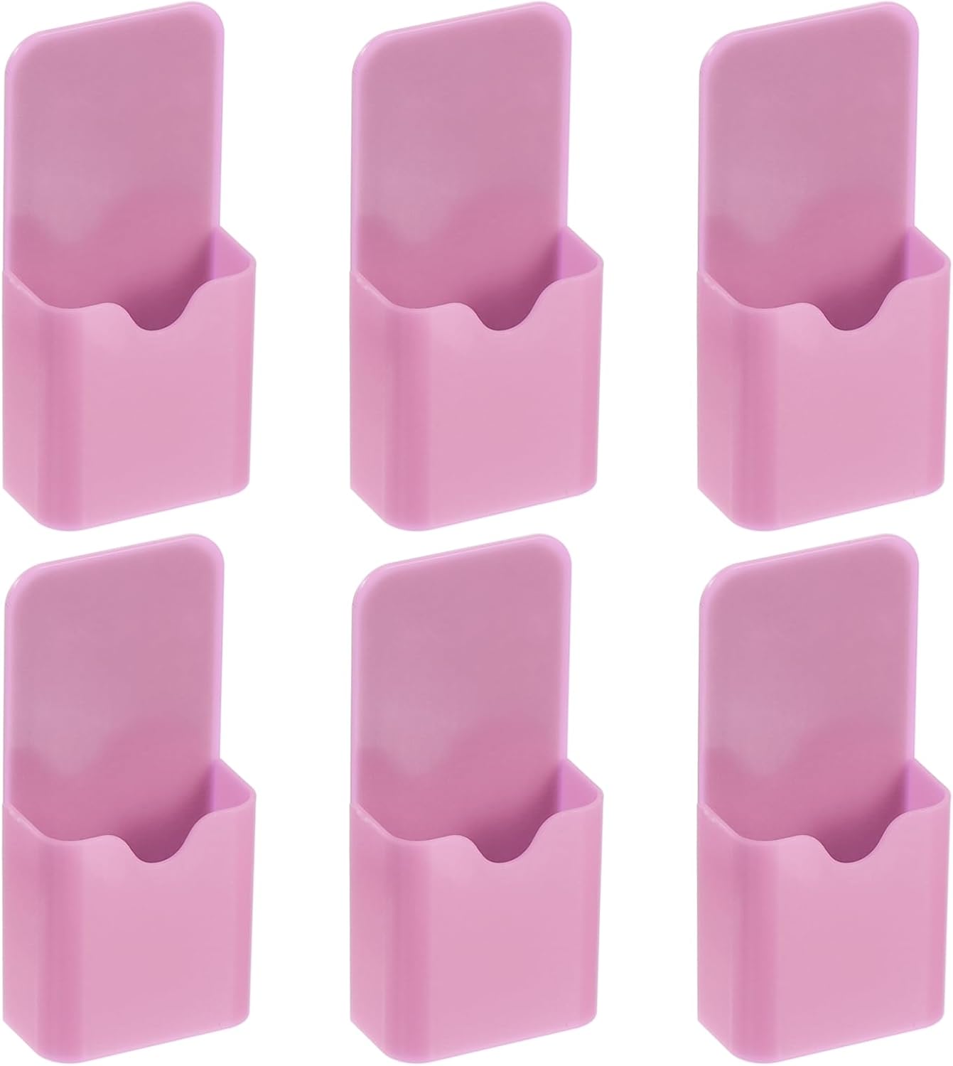PATIKIL Soporte magnético para bolígrafo para refrigerador, paquete de 6 marcadores de borrado en seco de 4.724 x 2.244 in, organizador de tazas