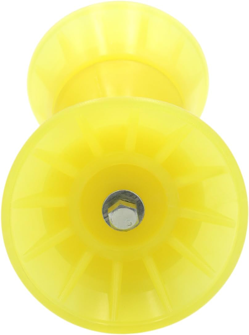 Tope de arco de 4″ para remolque de barco de poliuretano con eje de 12″, amarillo