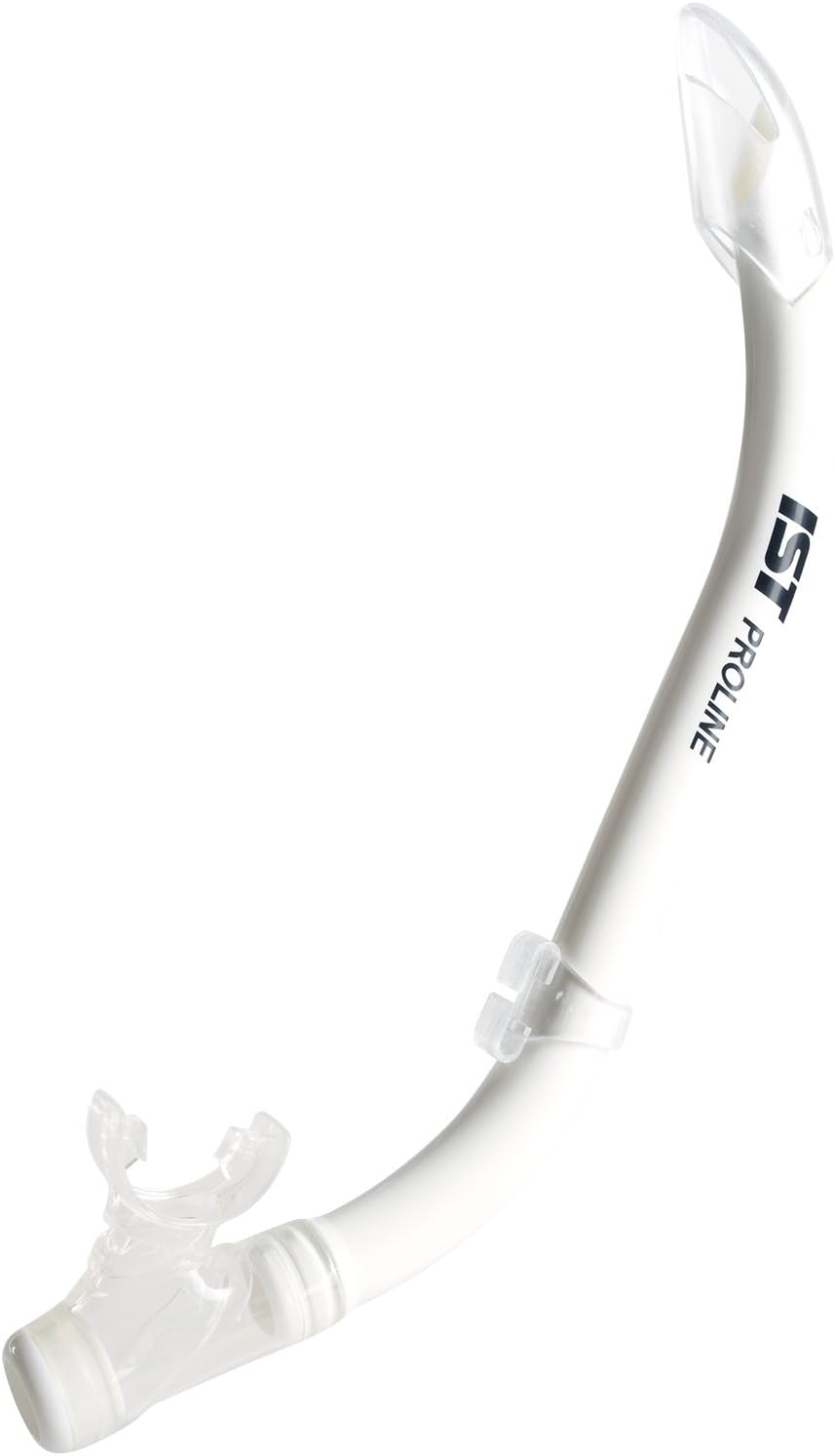 IST Snorkel Junior con protección contra salpicaduras y purga (blanco)