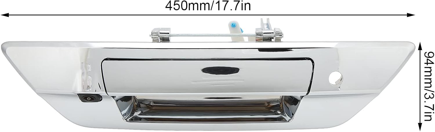 Cámara de respaldo inversa, Fydun DC 12 V IP68 impermeable ángulo de visión de 110  visión nocturna cámara de respaldo para automóvil Hilux Revo