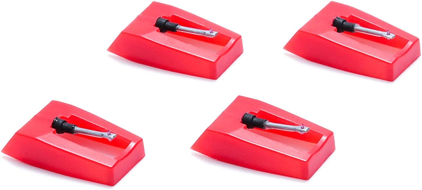 Agujas para tocadiscos de aluminio con brazo de diamante, agujas universales de repuesto para la mayoría de los tocadiscos de vinilo, reproductor de