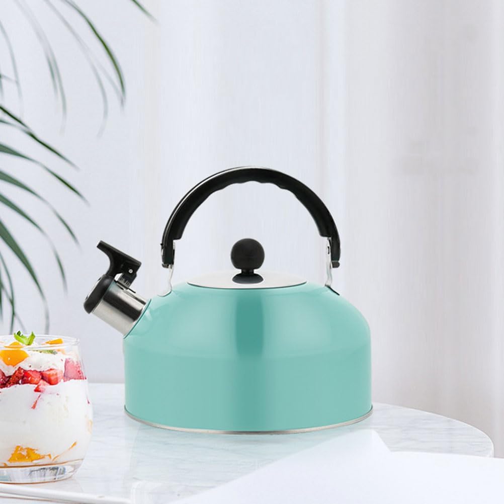 USHOBE Chirping Kettle – Jarra de agua de acero inoxidable, tetera vintage, estufa de cocina, tetera silbante, práctica tetera silbante, hervidor de