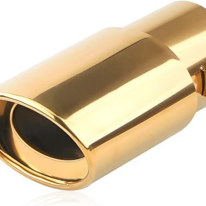 Puntas de escape de acero inoxidable, silenciador de cola de escape de automóvil, modificación del silenciador, entrada de 2.5 pulgadas, salida de Puntas de escape de acero inoxidable, silenciador de cola de escape de automóvil, modificación del silenciador, entrada de 2.5 pulgadas, salida de