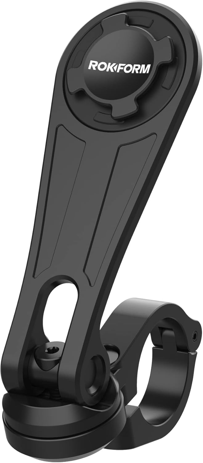 Rokform Soporte para manubrio de motocicleta con funda protectora, Solo soporte de barra