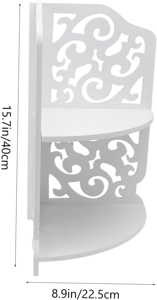 Cabilock Organizador de cocina para el hogar, decoración de baño, almacenamiento blanco, estante multifunción, organizador de artículos para el
