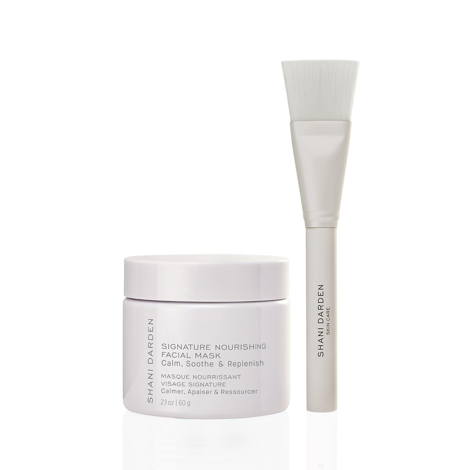 SHANI DARDEN SKINCARE – Mascarilla facial nutritiva exclusiva, una máscara hidratante de arcilla de bentonita para calmar el enrojecimiento y la