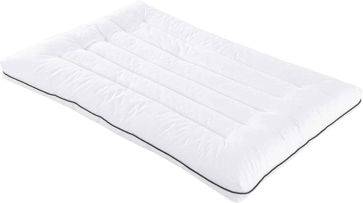 HOMBYS Almohada de cama plana ultra fina para personas que duermen boca abajo y boca arriba, almohada alternativa de plumón tamaño King de 2.5