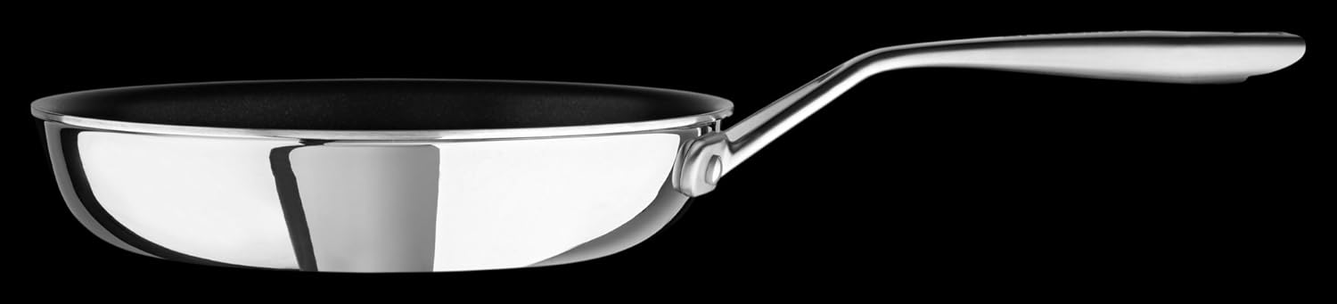 KitchenAid Sartén antiadherente de acero inoxidable de tres capas de 10 pulgadas, mediana