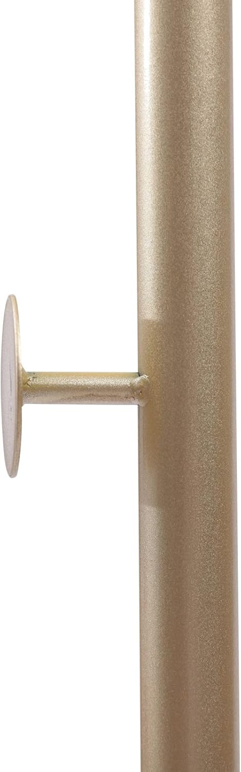 Perchero de metal independiente, moderno árbol de ropa con base de mármol natural, perchero de metal con 3 ganchos para entrada y esquina, perchero