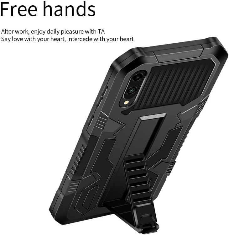 Funda compatible con Redmi Note 10 4G, función atril incorporada a prueba de golpes, compatible con Xiaomi Redmi Note 10S 4G, funda 2 en 1, color