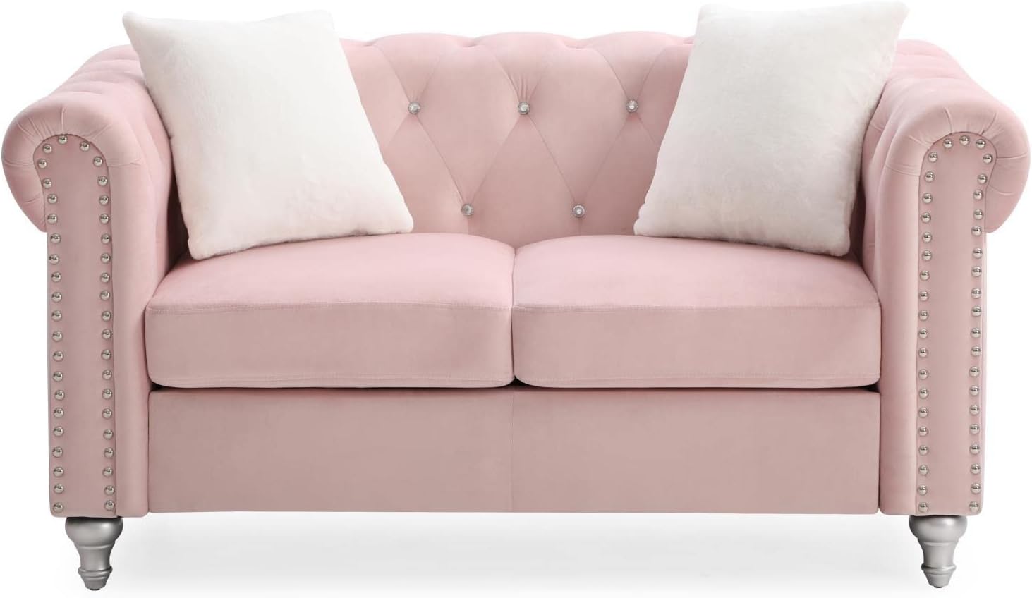 Sillón Glory Furniture Delray, Rosado