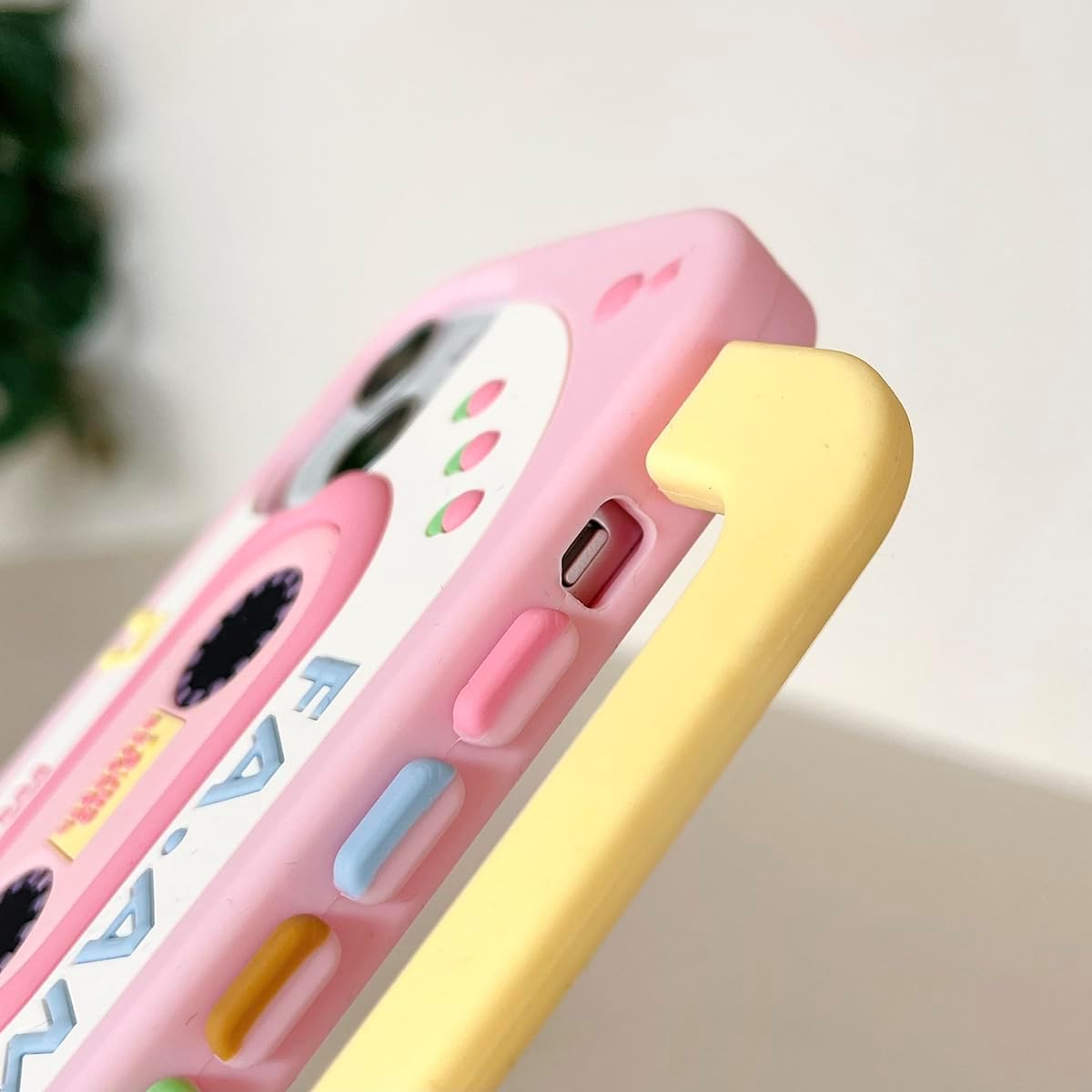 Funda para iPhone 14 Pro Max, fundas 3D Kawaii para teléfono, divertidas y lindas caricaturas retro, funda de silicona suave de gel contra caídas,