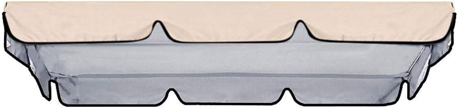 Toldo de repuesto para columpio de patio, protección para todo tipo de clima, resistente al sol, impermeable, cubierta superior para silla de