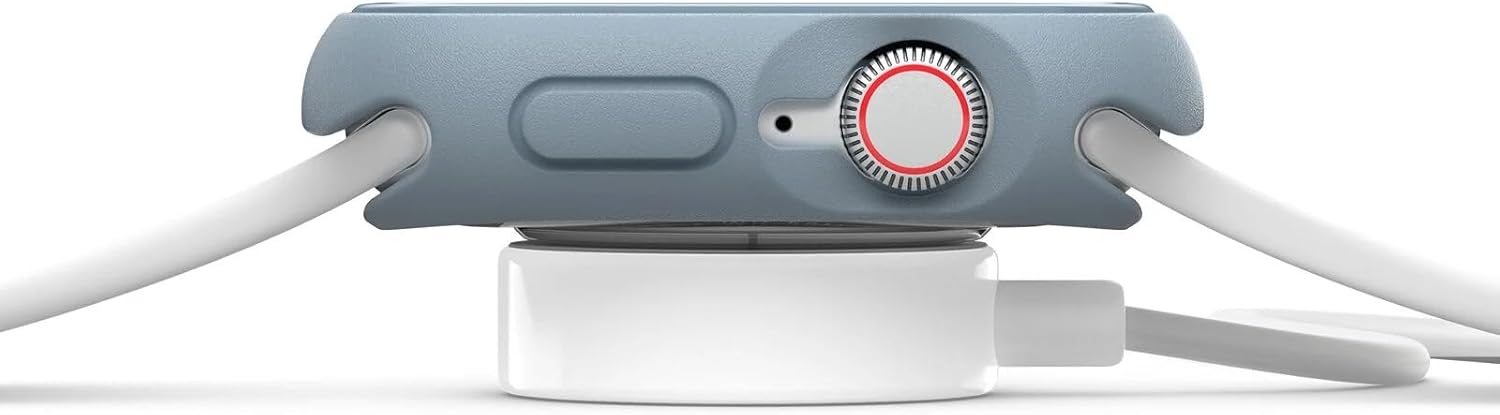 OtterBox – Funda protectora para Apple Watch Series SE456, 1.732 pulgadas (1.732 in) Exo Edge – Funda protectora para reloj inteligente, ajuste