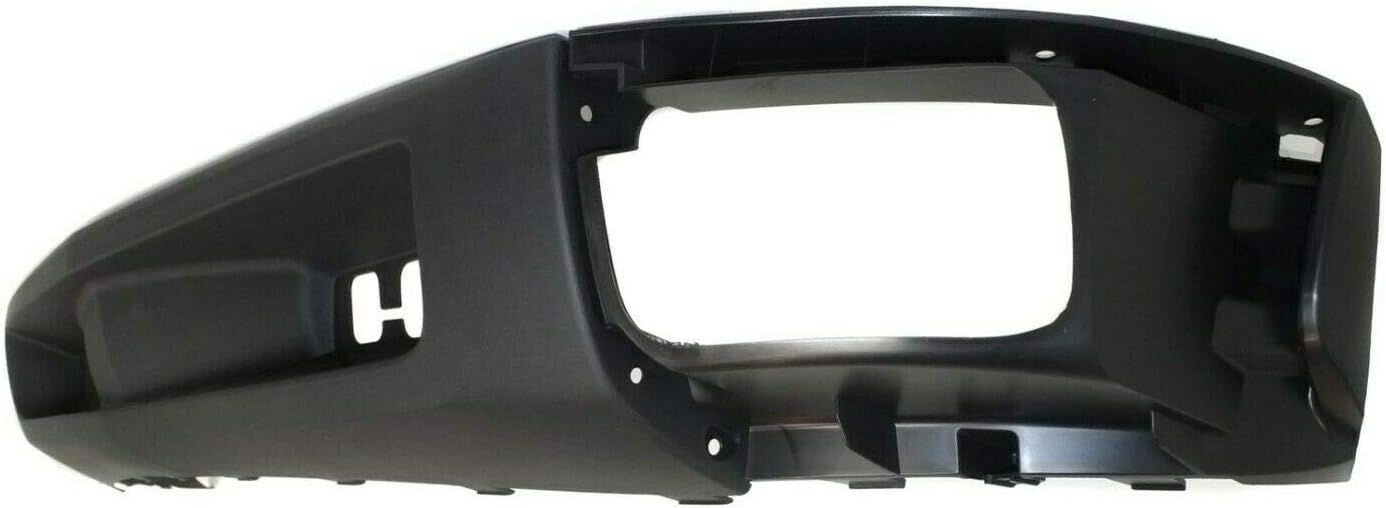 FITRITE AUTO PARTS Nueva cenefa inferior delantera para Chevrolet Silverado 1500 2007-2013, deflector de aire, negro texturizado, sin agujeros de