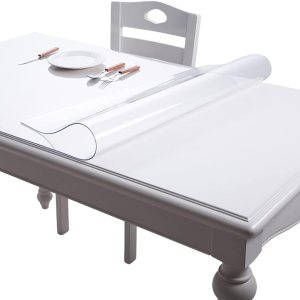 XFKJYXGS Mantel protector de mesa de comedor transparente de PVC transparente, fácil de limpiar (0.059in, 19.7 x 31.5 pulgadas) XFKJYXGS Mantel protector de mesa de comedor transparente de PVC transparente, fácil de limpiar (0.059in, 19.7 x 31.5 pulgadas)