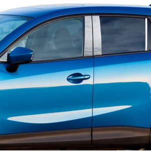 QAA es compatible con Mazda Cx-5 2013-2016 8 piezas de acero inoxidable poste de pilar trim, incluye pieza triangular delantera PP13722 QAA es compatible con Mazda Cx-5 2013-2016 8 piezas de acero inoxidable poste de pilar trim, incluye pieza triangular delantera PP13722