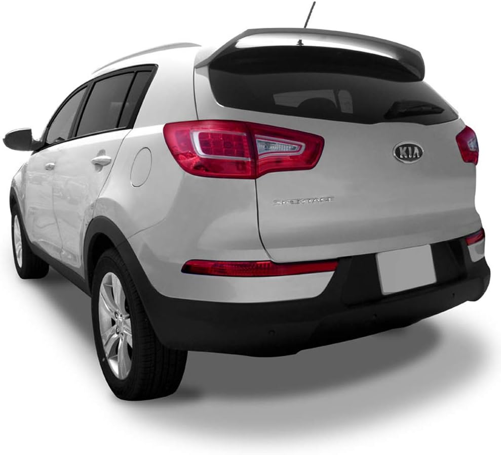 Dawn Enterprises SPORTAGE11 – Alerón de pedestal de estilo personalizado compatible con Kia Sportage – Imprimado sin pintar (UNP)