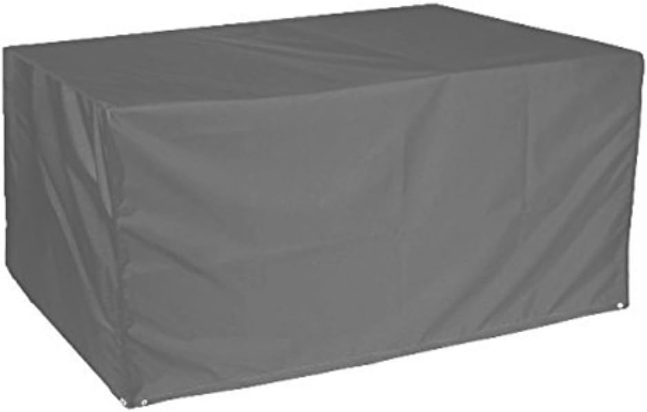 Bosmere Mantel rectangular resistente a la intemperie, 67 x 37 x 28 pulgadas, gris