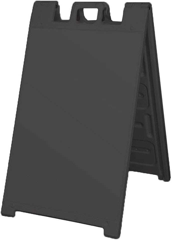 Cartel Plasticade plegable y portátil, en forma de A, cartel para el pavimento, de 89cm x 91cm. - Imagen 3