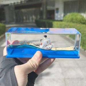 NETFEN Botella de deriva de líquido de crucero, botella acrílica de deriva, para decoración de automóvil, vitrinas y regalos NETFEN Botella de deriva de líquido de crucero, botella acrílica de deriva, para decoración de automóvil, vitrinas y regalos