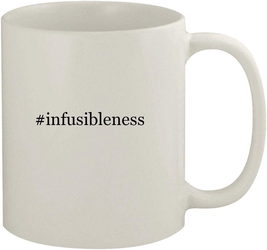 #infusibleness – 11oz Ceramic White Coffee Mug, White
