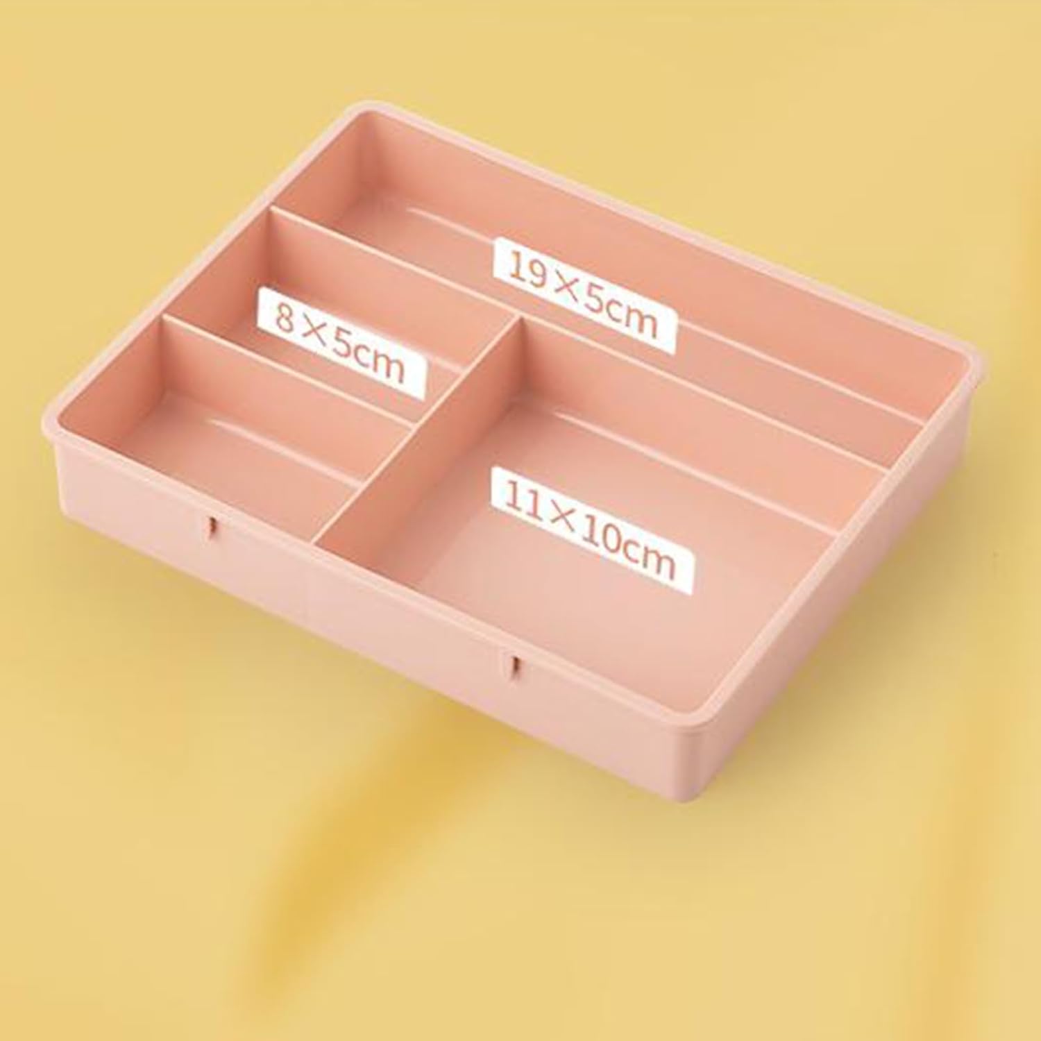 Clear Craft – Caja de almacenamiento apilable con bandeja de almacenamiento, contenedor de almacenamiento multiusos de plástico para almacenar