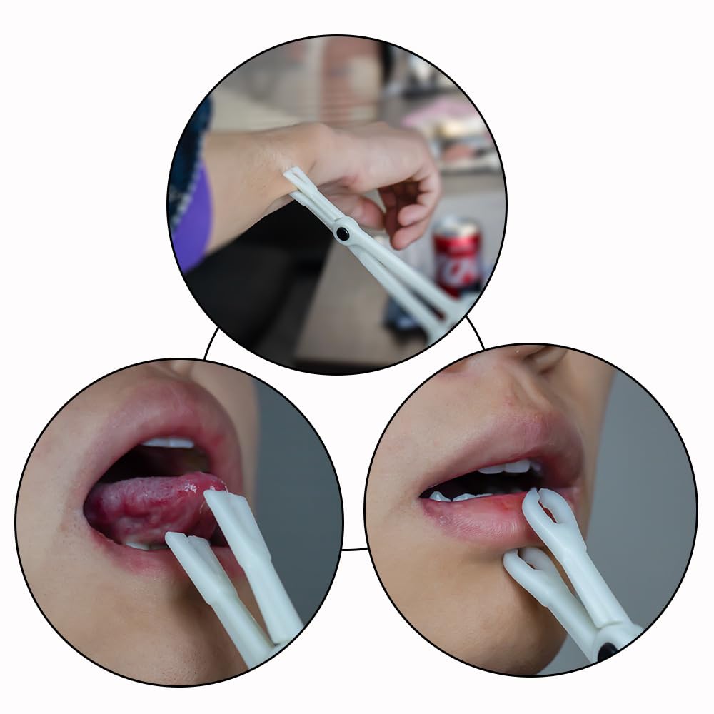 NISIMP Abrazaderas de perforación desechables para todos los piercings, pinzas de plástico para piercing, herramientas de perforación de nariz,