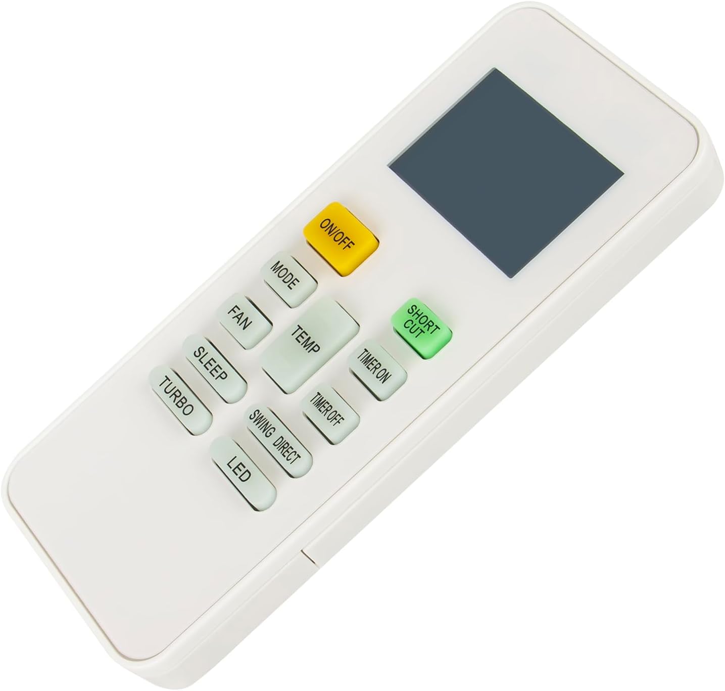 PerFascin Mando a distancia de repuesto RG52BBGCE compatible con Midea Carrier Springer AC Aire acondicionado RG52BBGE RG52BBGF RG52ABGCF RG52BBGEU