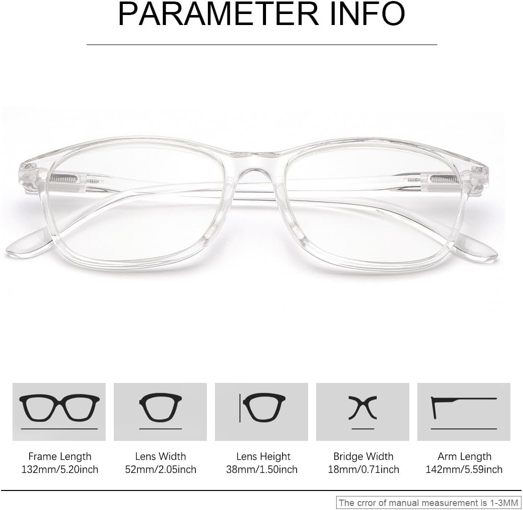 Lentes fotocromáticos para miopía, bisagra de resorte, bloqueo UV, lentes de distancia para hombres y mujeres, lentes de miopía (blanco, -2.00,